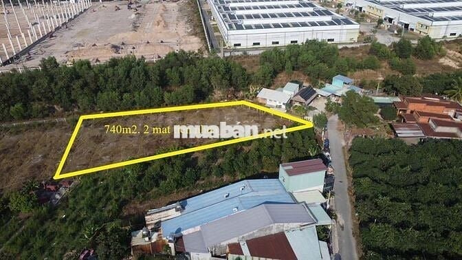 18m ngang 2 mặt tiền nhựa. Ngay KCN Phước Đông. 2,85 tỷ