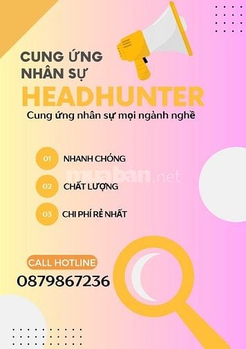 EM NHẬN TUYỂN DỤNG NHÂN SỰ TRỌN GÓI- NHANH CHÓNG- CHI PHÍ RẺ NHẤT 