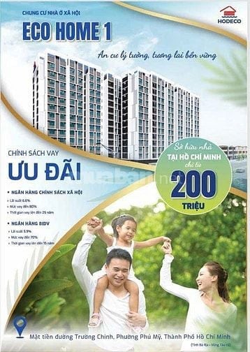 Sở hữu “NHÀ THÀNH PHỐ” cùng Eco Home 1 Phú Mỹ Chỉ Từ 600tr. 0942882192