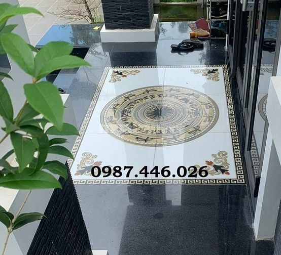 Gạch lát nền nhà thảm gạch đẹp trang trí