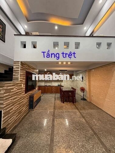 Nhà mới Xây khu vực gò vấp 1 trệt 1 lửng 3 lầu full nội thất