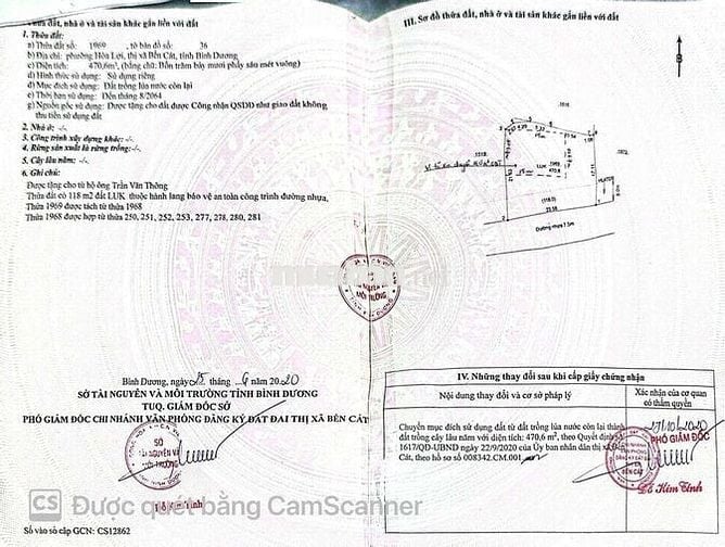 Đất nền giá rẻ phường Hòa Lợi 110m² giá 1 tỷ 390 triệu/lô chốt