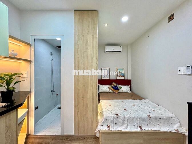 STUDIO MỚI NGAY SÂN BAY, CÔNG VIÊN LÊ THỊ RIÊNG FULL NT MÁY GIẶT RIÊNG