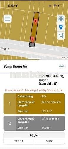 Đất mặt tiền vip bán đường Tân Thới nhất 13 phường Tân Thới nhất Q 12