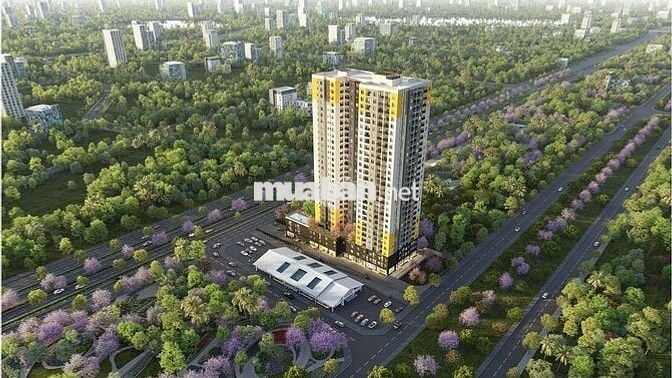 Căn hộ chung cư rộng 75m2 có 3 phòng ngủ, mặt tiền đối diện Quốc Lộ 1K