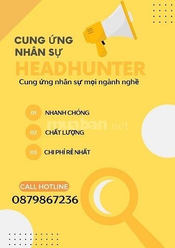 EM NHÂN TUYỂN DỤNG NHÂN SỰ TRỌN GÓI, CHI PHÍ THẤP- TIẾN ĐỘ NHANH CHÓNG