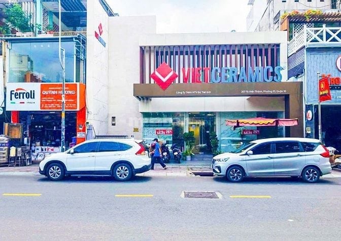 CHO THUÊ NHÀ MẶT TIỀN 207 TÔ HIẾN THÀNH, PHƯỜNG 13, QUẬN 10, TP.HCM