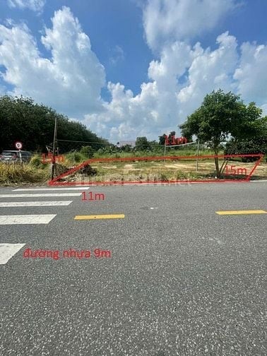 Góc 2 MT Nguyễn Thị Lắng Sổ Riêng 11x15 1tỷ450tr, Nhựa 9m,Vay Full Giá