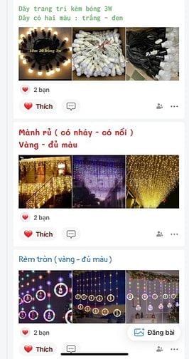 Đèn trang trí - phụ kiện Noel và Tết . Bán lẻ rẻ như bán buôn