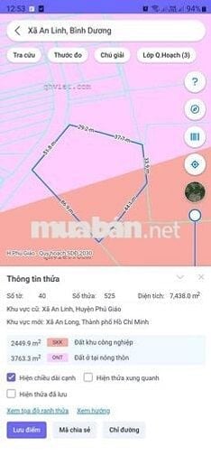 Đất sào xã An Linh 4.000m² có 300m thổ cư giá bán 2 tỷ 500 triệu