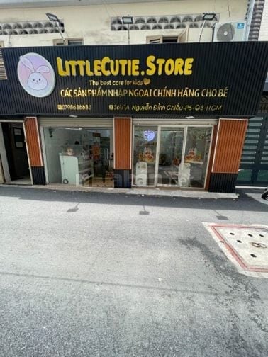 Mặt Bằng cho thuê hai căn góc thông nhau 361/1A Nguyễn Đình Chiểu q3