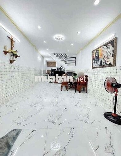 4 tỷ 65- Bán nhà về ở ngay Bình Tân, TKTQ, 2 tầng đúc BTCT- Sổ riêng