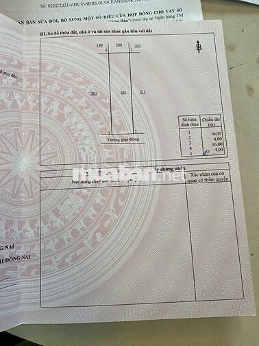 Full thổ cư 64m vuông, Phường Phước Tân, Biên Hòa