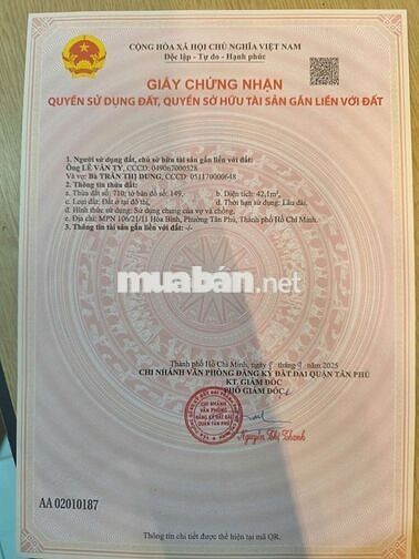 BÁN ĐẤT CHÍNH CHỦ TẠI TRUNG TÂM TP. HỒ CHÍ MINH