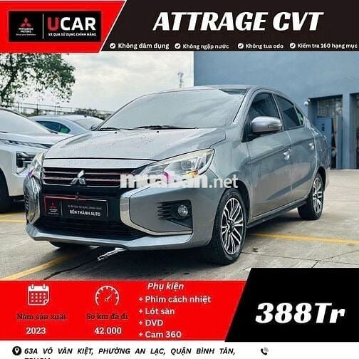 Mitsubishi Attrage CVT-Siêu tiết kiệm, chạy êm