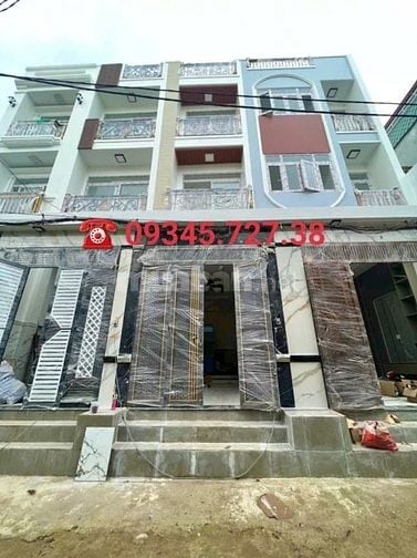 Nhà Mới Xây 3 lầu, hẽm 6m A.D.Vương, Bình Tân gần V.V.Kiệt