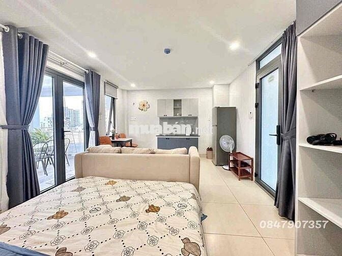 CĂN HỘ 40M2 FULL NỘI THẤT BAN CÔNG RỘNG THOÁNG NGAY XVNT GẦN QUẬN 1