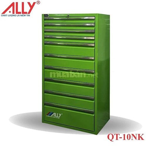 💎 ALLY QT-10NK: KIỆT TÁC CỦA SỰ GỌN GÀNG – TỦ DỤNG CỤ 10 NGĂN KÉO CHU