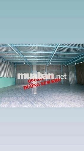 CHO THUÊ NHÀ XƯỞNG 8,5x15m - NỀN GẠCH MEN - TRỐNG SUỐT - HẺM XE TẢI