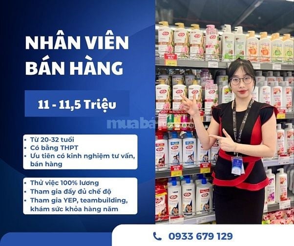 TUYỂN NHÂN VIÊN BÁN HÀNG UNILEVER TẠI MEGA THĂNG LONG