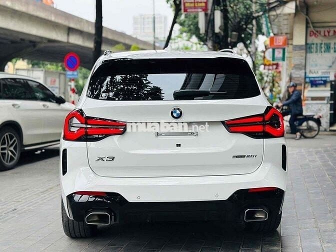 Bán BMW x3 msport màu trắng nội thất đỏ sx 2024
