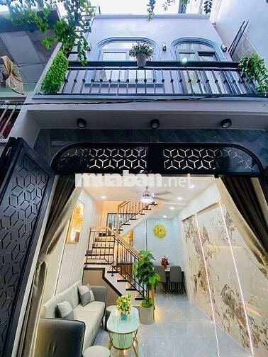 Hơn 2 tỷ có nhà 2T full nội thất p14 gò vấp sổ riêng vuông đẹp