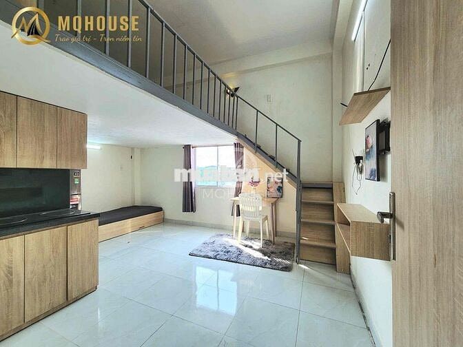 Căn hộ có gác khu vực Vườn Lài full nội thất