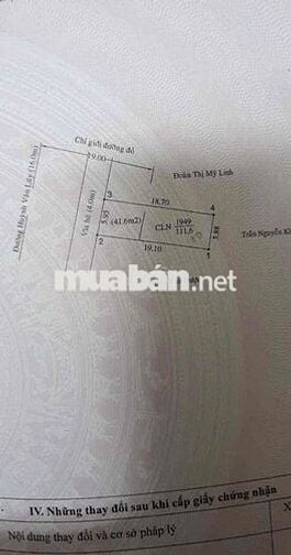 Bán mặt tiền kinh doanh huỳnh văn luỹ sát bên chợ Phú Mỹ TDM Cũ