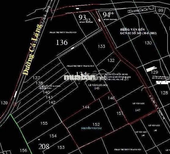 Kẹt tiền bán gấp khu đất lúa (4620m2) đường Cá lăng, xã phú hoà đông