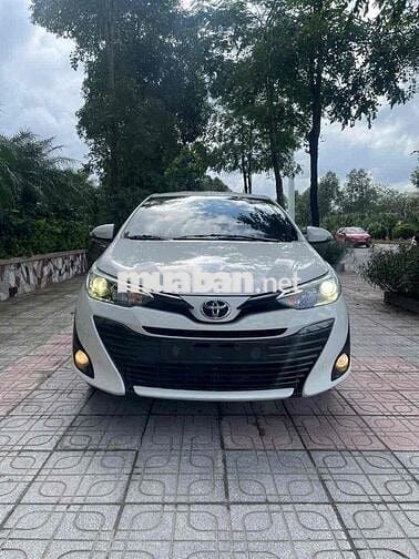 vios G 2019 AT màu trắng nội thất kem