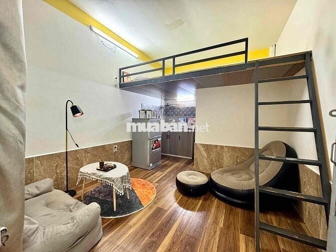 cho thuê phòng trọ sinh viên có gác đầy đủ nội thất ở Quang Trung