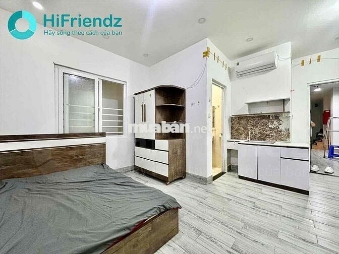 🌈 Studio Full NT - Khu Bàu Cát - cửa sổ Giếng trời