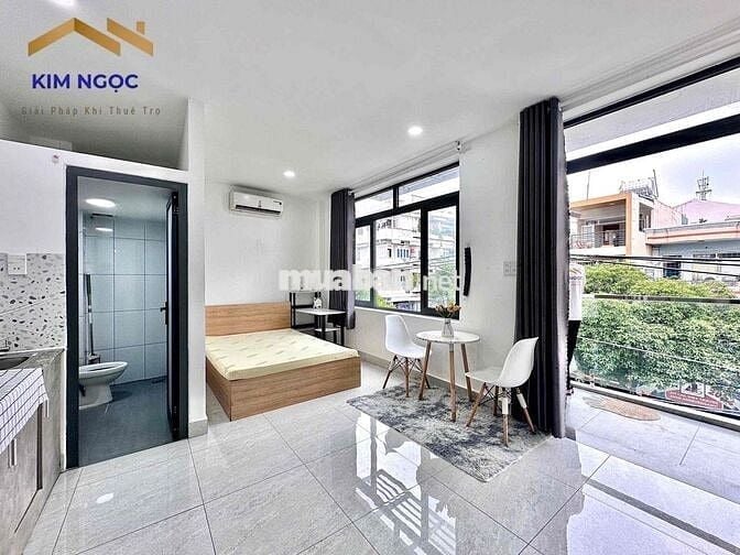 STUDIO BAN CÔNG SIÊU THOÁNG FULL NỘI THẤT NGAY TRUNG TÂM TÂN PHÚ