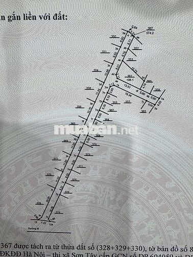 Siêu phẩm đất 2 mặt tiền Xã Cổ Đông, Sơn Tây, HN, DT 106m2 full thổ cư