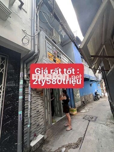 Bán căn nhà , cách mặt tiền 1 căn hẻm xe hơi Tám Danh P4 Q8