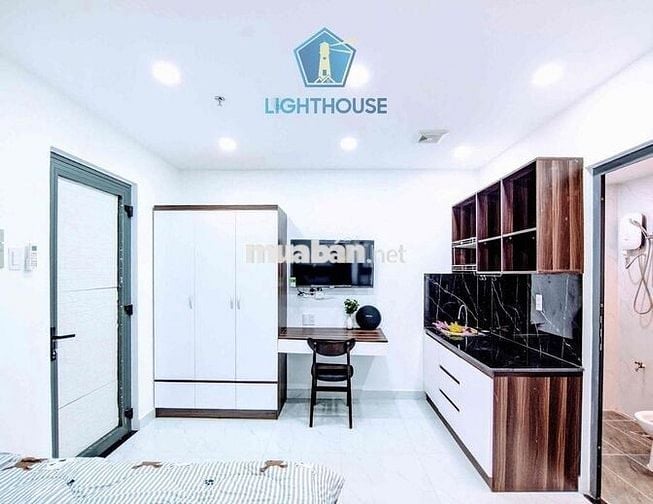 Pass phòng Studio đầy đủ nội thất