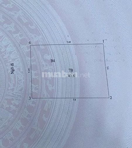 45m² ĐÀO TẤN mặt tiền 5m - ngõ rộng, thoáng sáng, gần mặt đường.