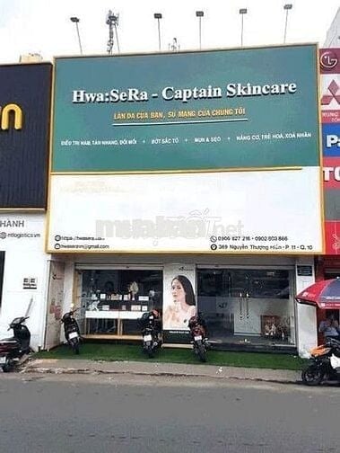 Cho thuê nhà mặt tiền 132 m2 tại quận 10 Nguyễn Thượng Hiền