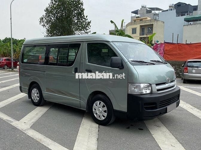 Hiace 2007 số sàn máy xăng, van 3 chổ 950kg
