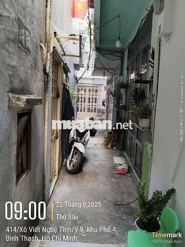 Bán nhà Xô Viết Nghệ Tĩnh nhà mới,P25,
-Diện tích 43m2 ,1 Trệt, lầu