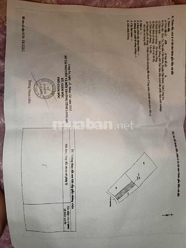 Đất thổ cư, cần tiền bán gấp..