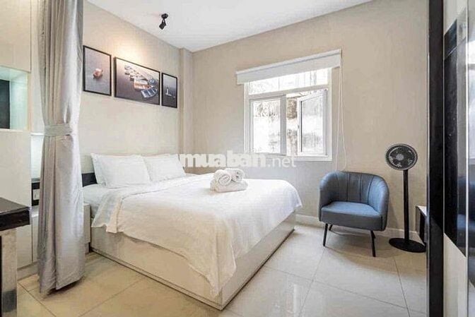 Cho thuê căn hộ quận 1 Tôn Thất Tùng full nội thất cửa sổ thoáng mát