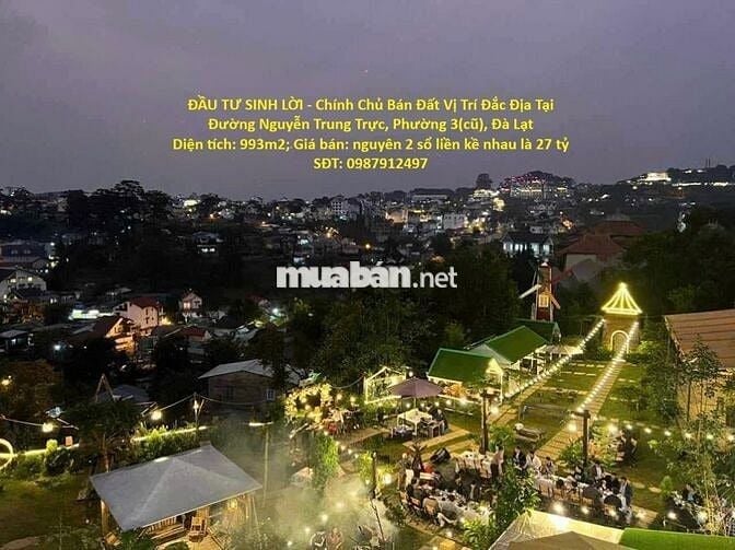 Bán Đất Vị Trí Đắc Địa Tại Đường Nguyễn Trung Trực, Phường 3 (cũ)