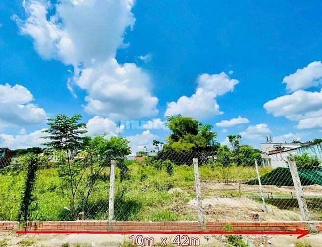 ĐẤT NGỢP CẦN BÁN 10m X 42m GIÁ 770 TRIỆU, SỐ 33 TÂN THÔNG HỘI, CỦ CHI