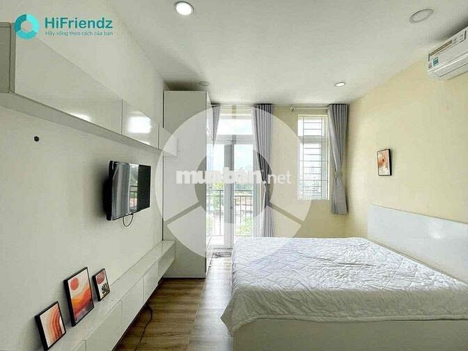 STUDIO BAN CÔNG TONE TRẮNG FULL NỘI THẤT CỰC SẠCH SẼ KẾ AEON BÌNH TÂN