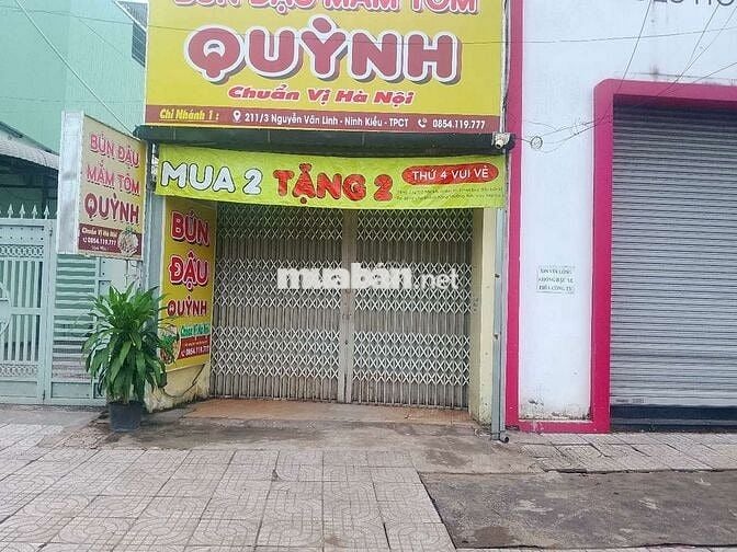 Cho thuê nhà mặt tiền Nguyễn Văn Linh gần ngã tư 3/2