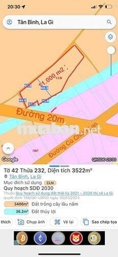 BÁN LÔ ĐẤT ĐẸP TRUNG TÂM PHƯỜNG LAGI – SỔ RIÊNG – 4 MẶT TIỀN – GIÁ TỐT