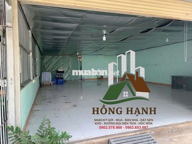 KHO CHO THUÊ  9×14  – XUÂN THỚI THƯỢNG, HÓC MÔN - GIÁ 8 TRIỆU/ THÁNG.