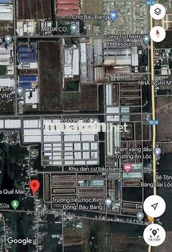 Chủ bán một xẹc quốc lộ 13 , giáp khu CN Bầu Bàng , cách nhựa 100m