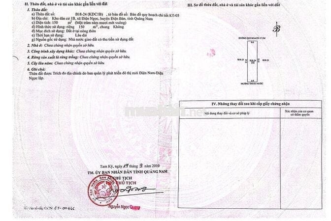 Cần bán nhanh lô 1B hường Bắc - Đường 17m5 sau Trần Hưng Đạo Điện Ngọc